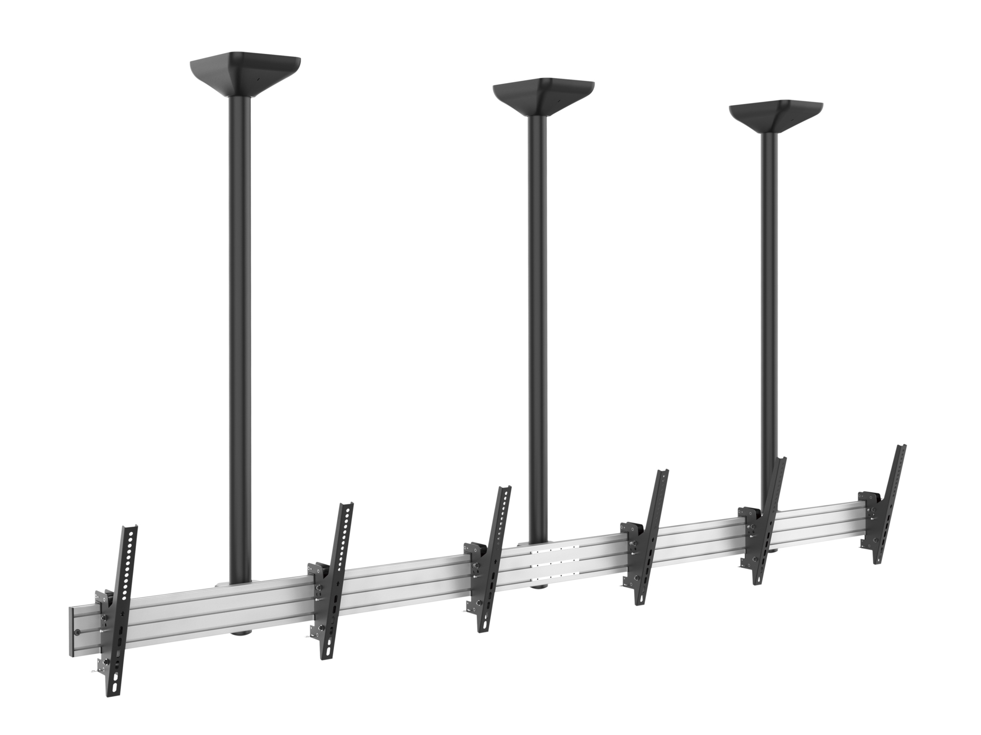 Soporte de techo para triple pantalla de 45"-50