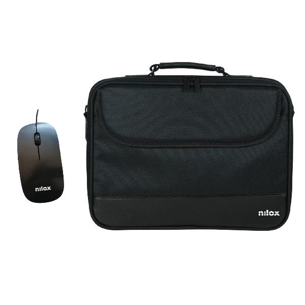 MALETIN 15,6 DURO + RATON OPTICO USB