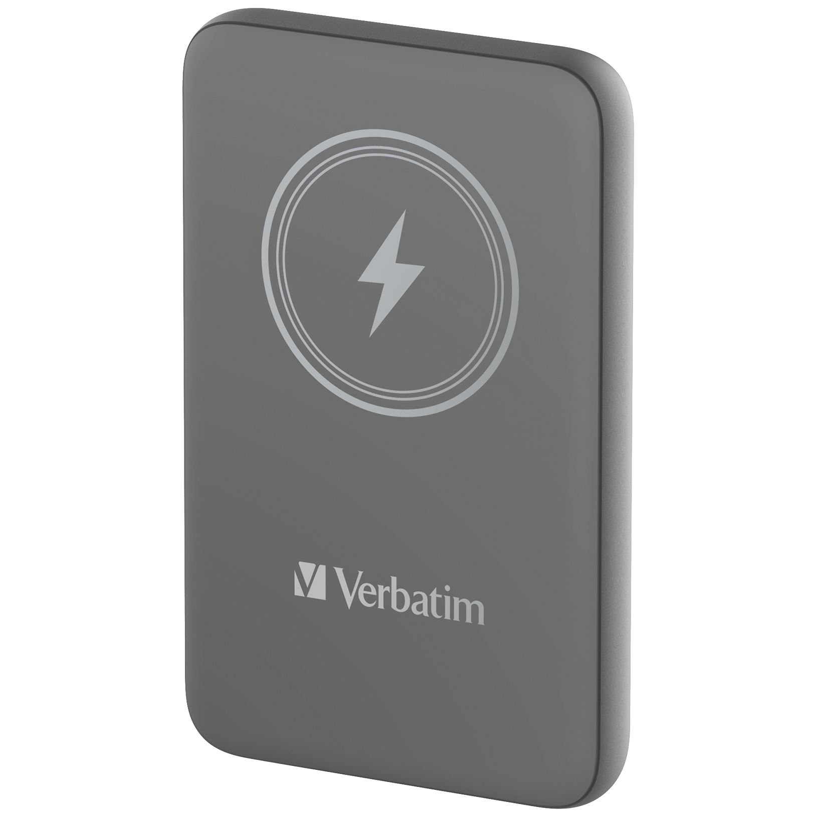 Charge 'n' Go Polímero de litio 10000 mAh Cargador inalámbrico Gris