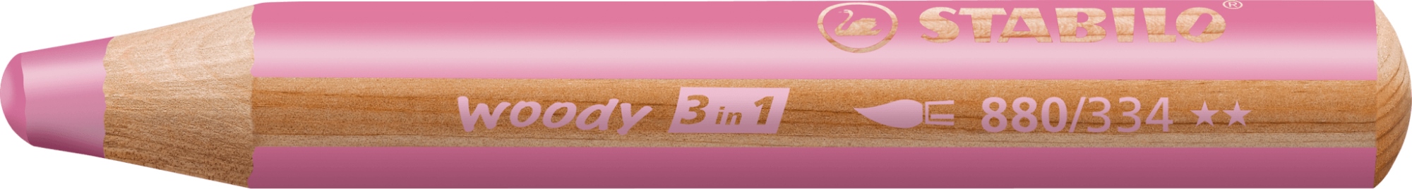 woody 3 in 1 Rosa 880/334 - Pack de 5 unidades