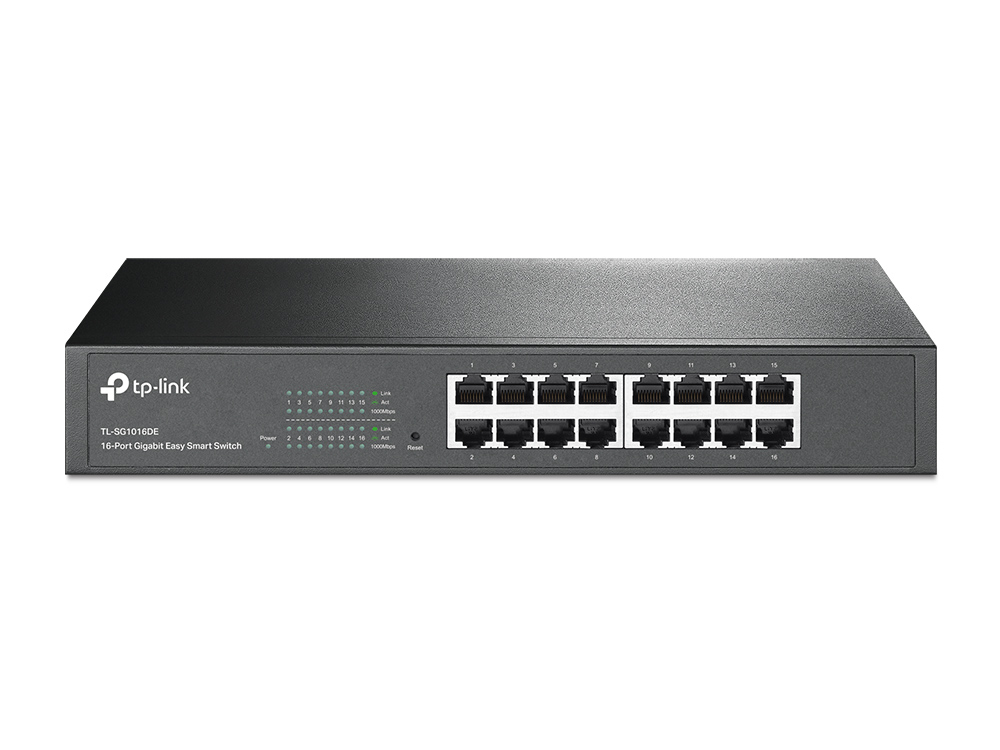 TL-SG1016DE switch Gestionado L2 Gigabit Ethernet (10/100/1000) Negro
