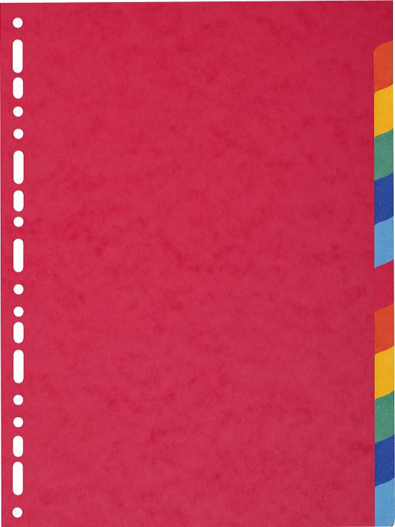 1412E divisor Cartón Multicolor 12 pieza(s)