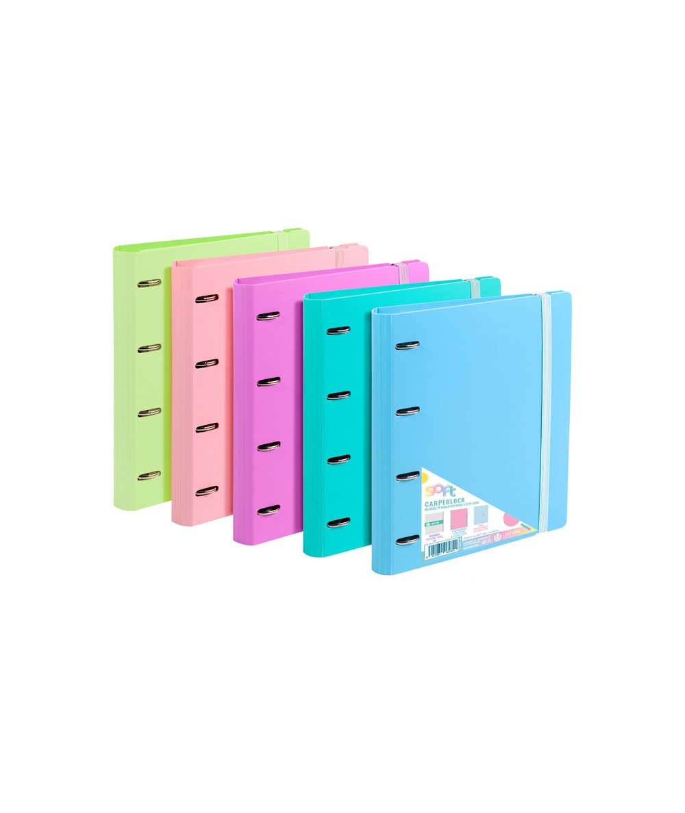 12467499 carpeta de cartón A4 Multicolor Pack 8 unidades
