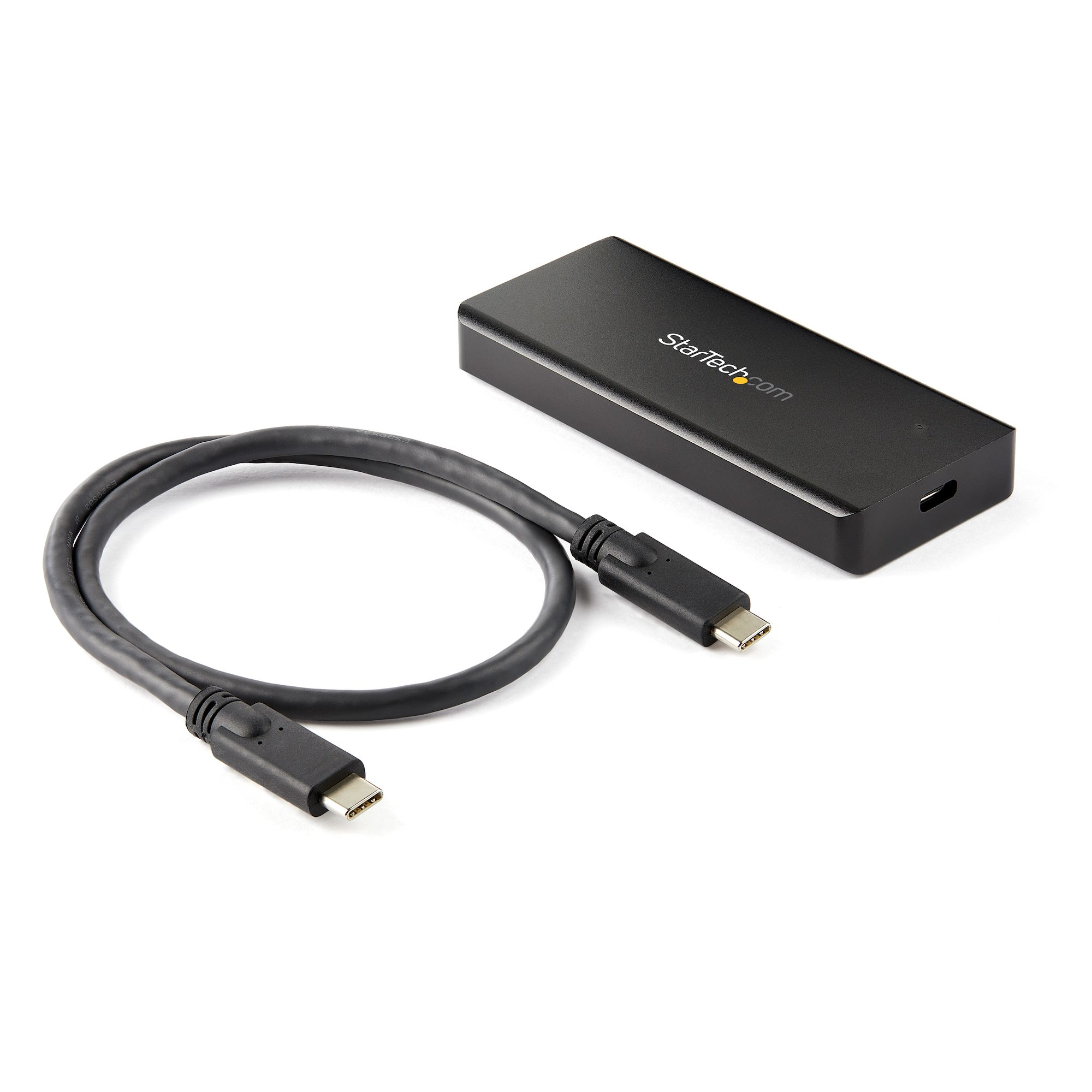 Caja USB-C de 10Gbps a SSD NVMe M.2 - Caja USB Tipo C Portátil Externa de Alta Resistencia Rugged en Aluminio a M.2 NGFF PCIe - IP67 - con 1Gbps de Lectura y Escritura - Soporta 2230 - 2242 - 2260 - 2280 - Compatible con TB3 - para Mac y PC