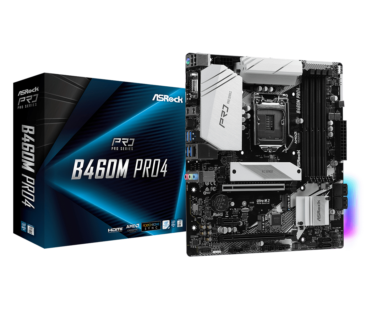 B460M PRO4 LGA 1200 MICRO ATX INTEL B460