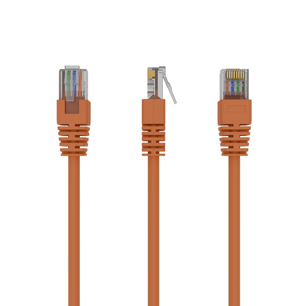 RJ45/RJ45 Cat5e 3m cable de red Rosa U/UTP (UTP)