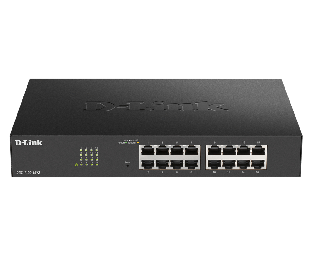 DGS-1100-24PV2 Gestionado L2 Gigabit Ethernet (10/100/1000) Energía sobre Ethernet (PoE) Negro