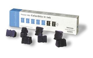 5 Cyan Colorstix + 2 Free Black for Phaser 860 barra de tinta 7000 páginas