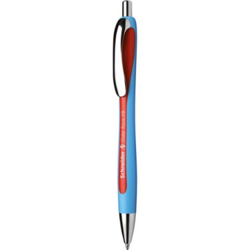 Slider Rave Rojo Bolígrafo de punta retráctil con pulsador Extra-grueso 5 pieza(s)