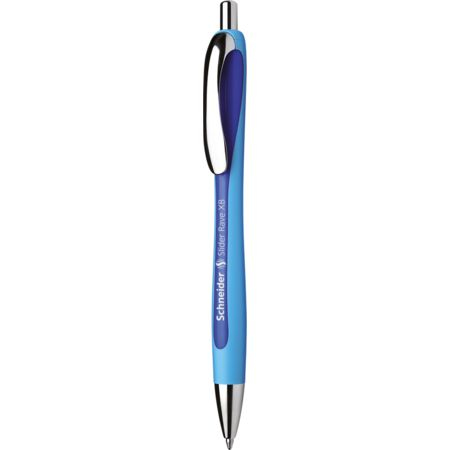 Slider Rave Azul Bolígrafo de punta retráctil con pulsador Extra-grueso 5 pieza(s)