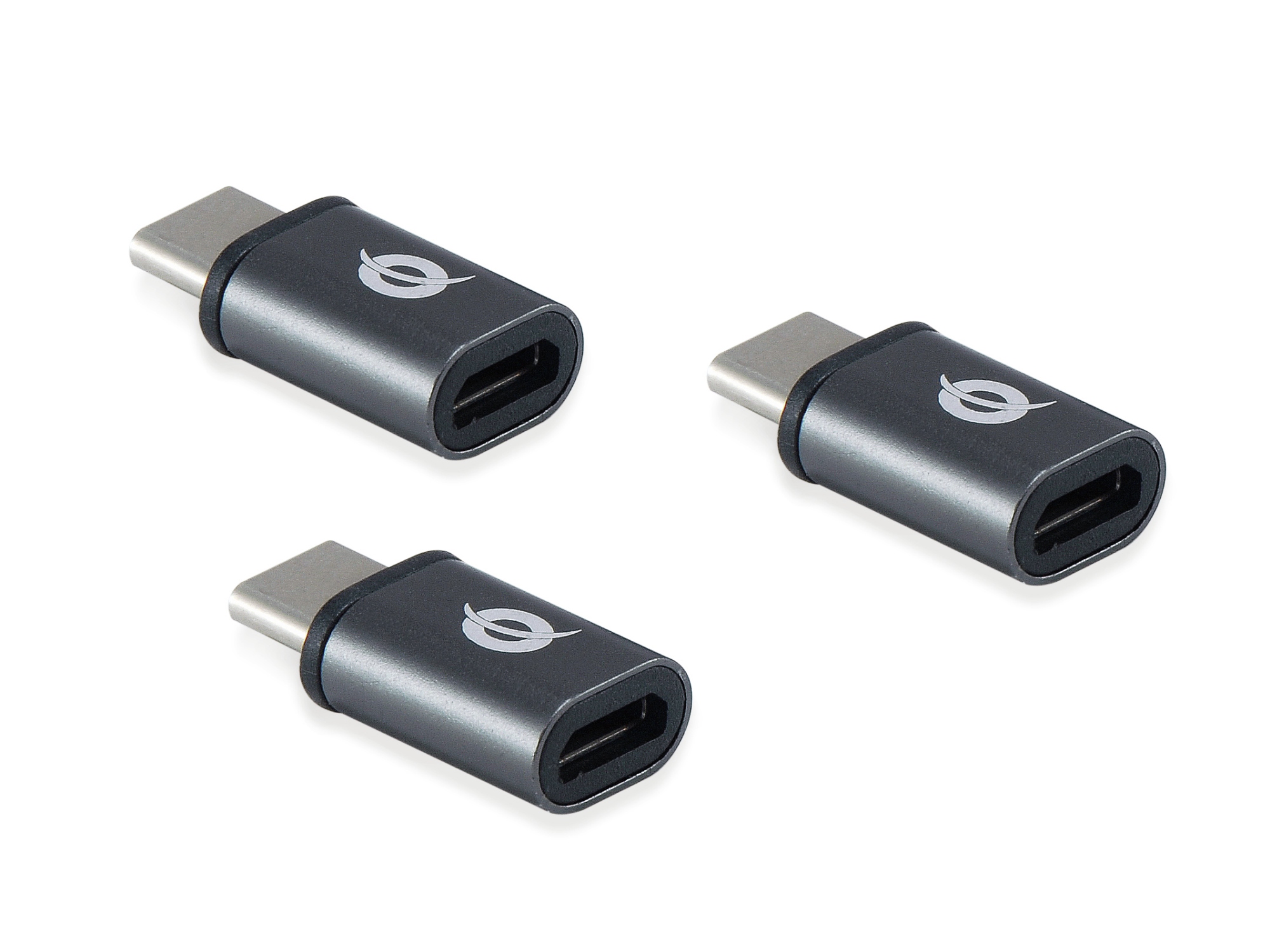 DONN05G cambiador de género para cable USB 2.0 Type-C USB 2.0 Micro Negro