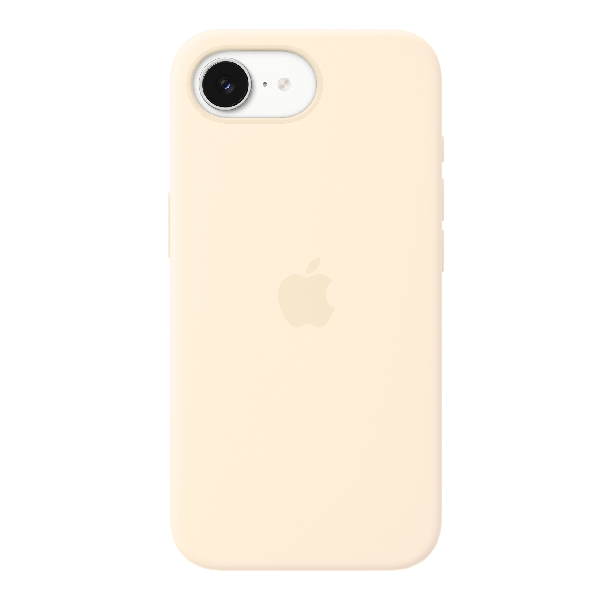 Funda de silicona con MagSafe para el iPhone 17e - Vainilla