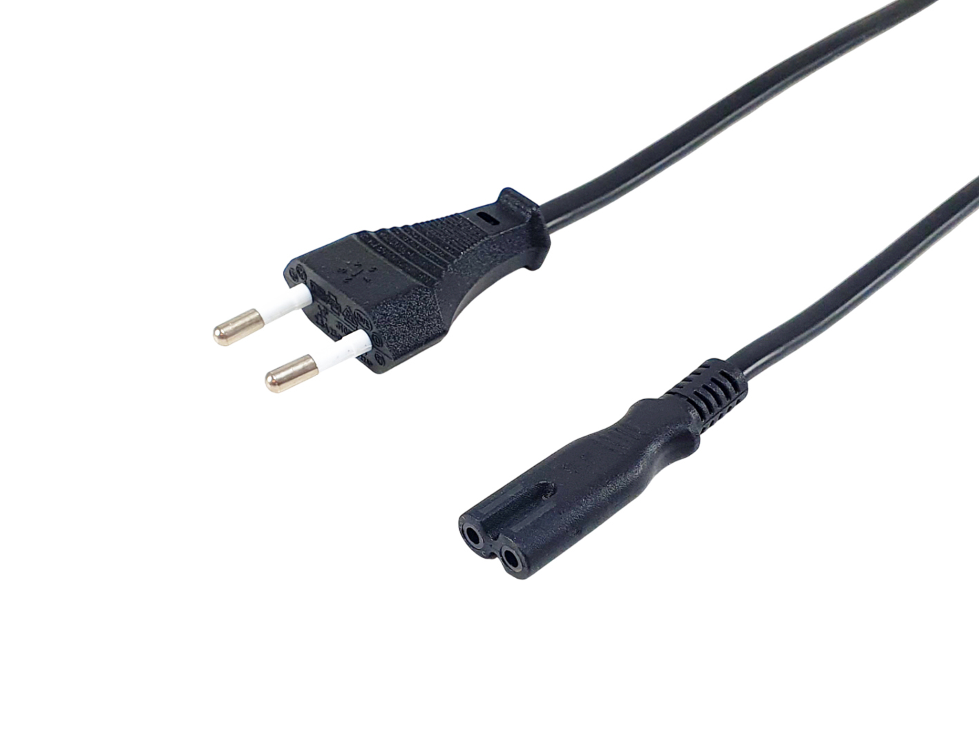112160 cable de transmisión Negro 1,8 m C7 acoplador 2 pines