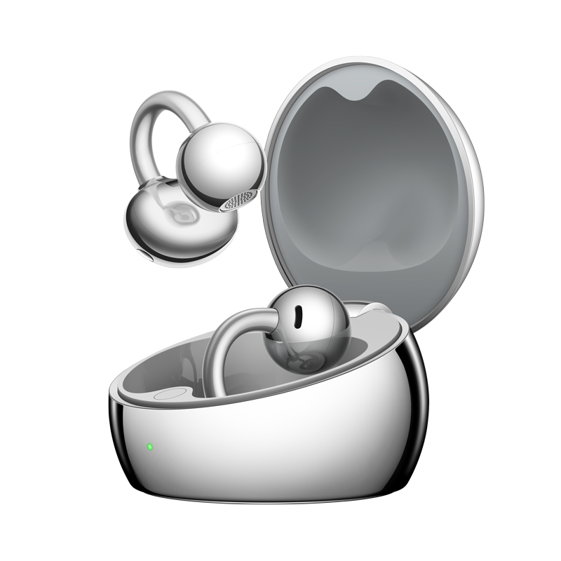 FreeClip 2 S Auriculares Inalámbrico De oreja abierta Llamadas/Música Bluetooth Plata