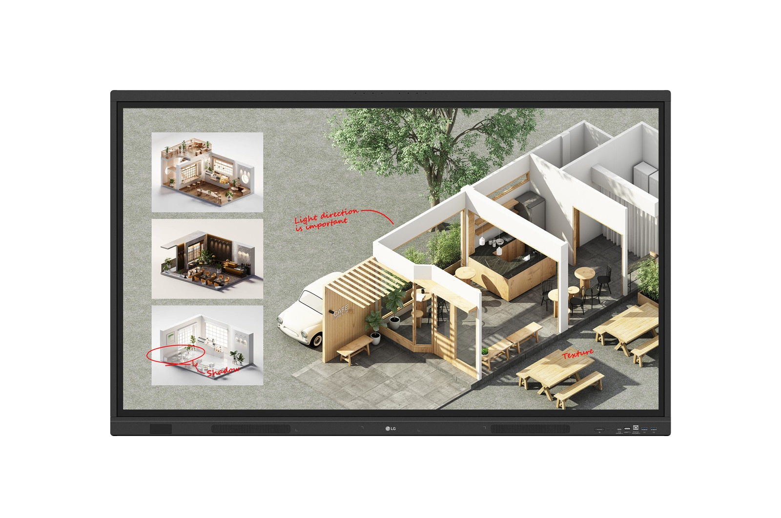 CreateBoard Standard pizarra blanca interactiva 139,7 cm (55") 3840 x 2160 Pixeles Pantalla táctil Negro