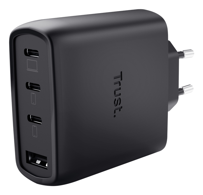Maxo 65W Universal Negro Corriente alterna Carga rápida Interior
