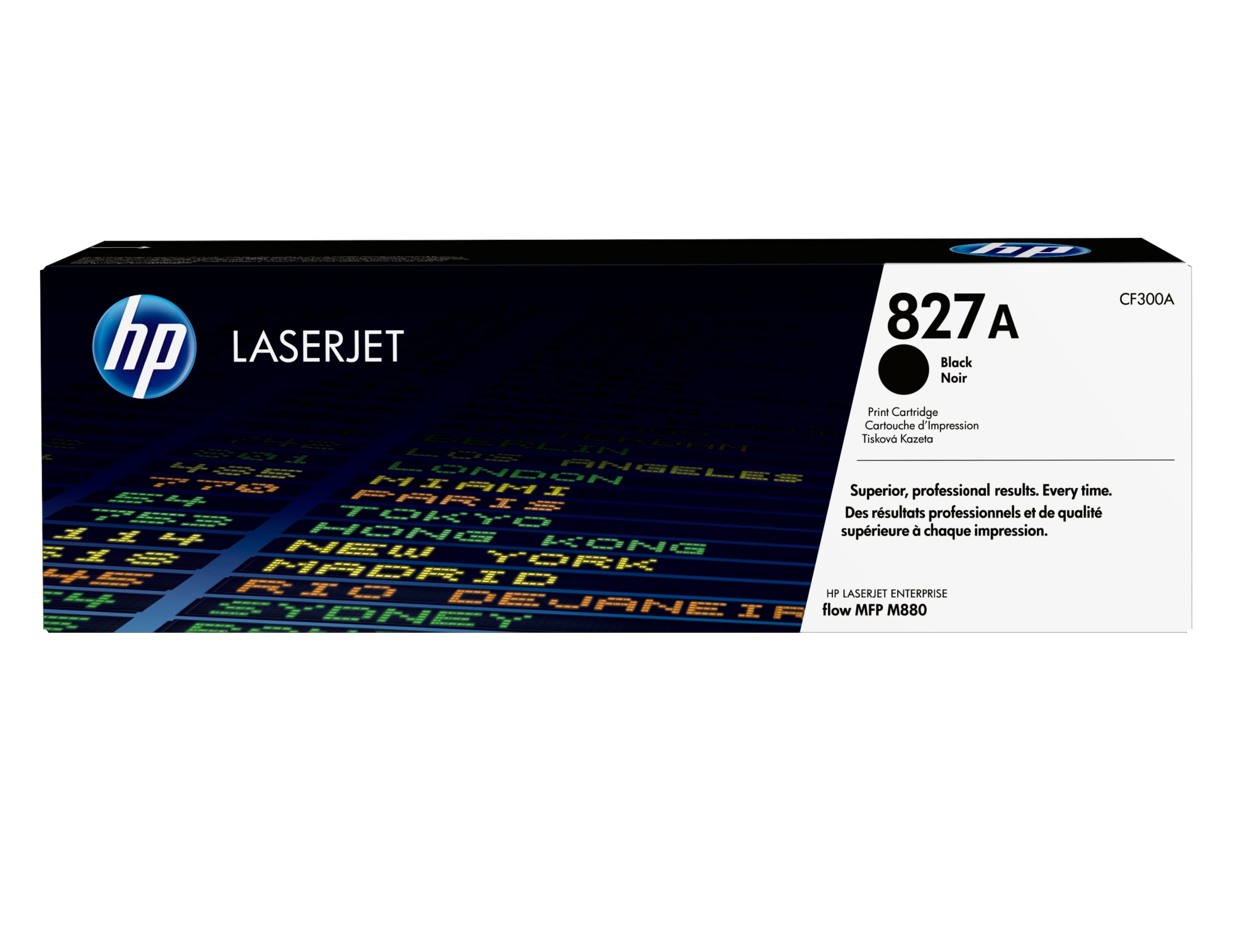 Cartucho de tóner original LaserJet 827A negro
