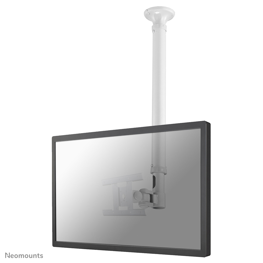 FPMA-C100WHITE Soporte de techo para monitor/TV 10-30" - alt. 79-129 cm