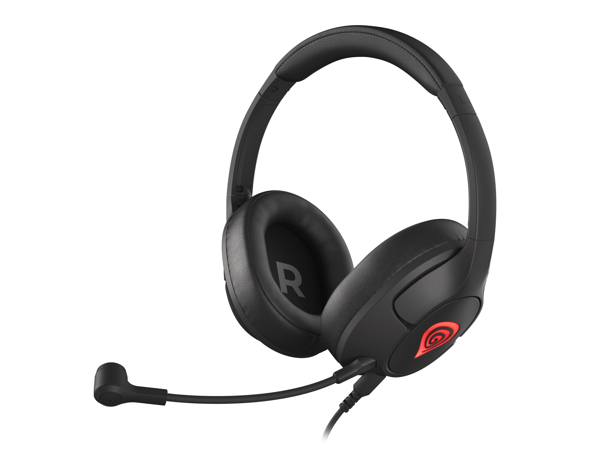 Radon 800 Auriculares Alámbrico Diadema Juego USB tipo A Negro