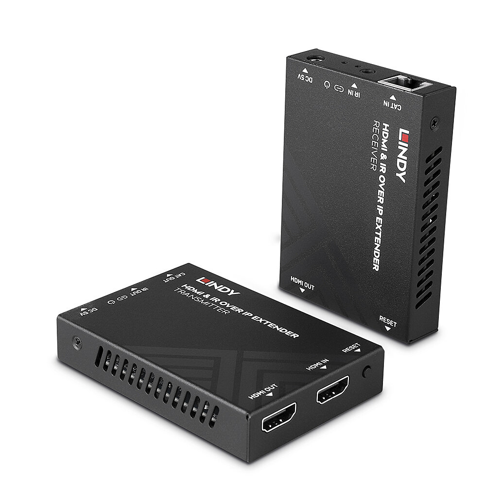 38398 extensor audio/video Transmisor y receptor de señales AV Negro
