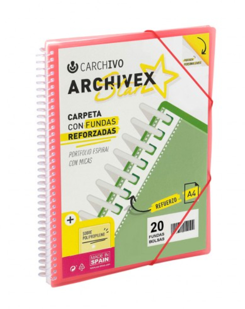 53035053 carpeta Polipropileno (PP) Rojo A4
