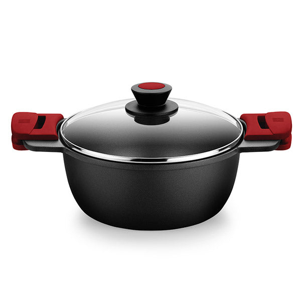 Premiere A410324 cacerola 4 L Alrededor Negro, Rojo