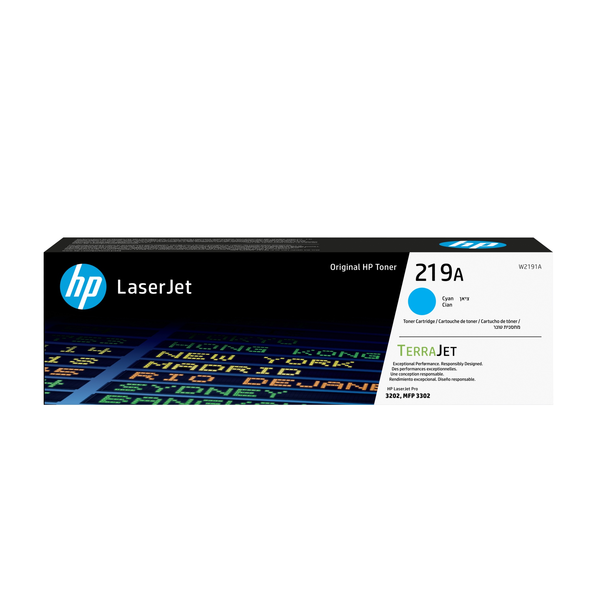 Cartucho de Tóner Original LaserJet 219A cian