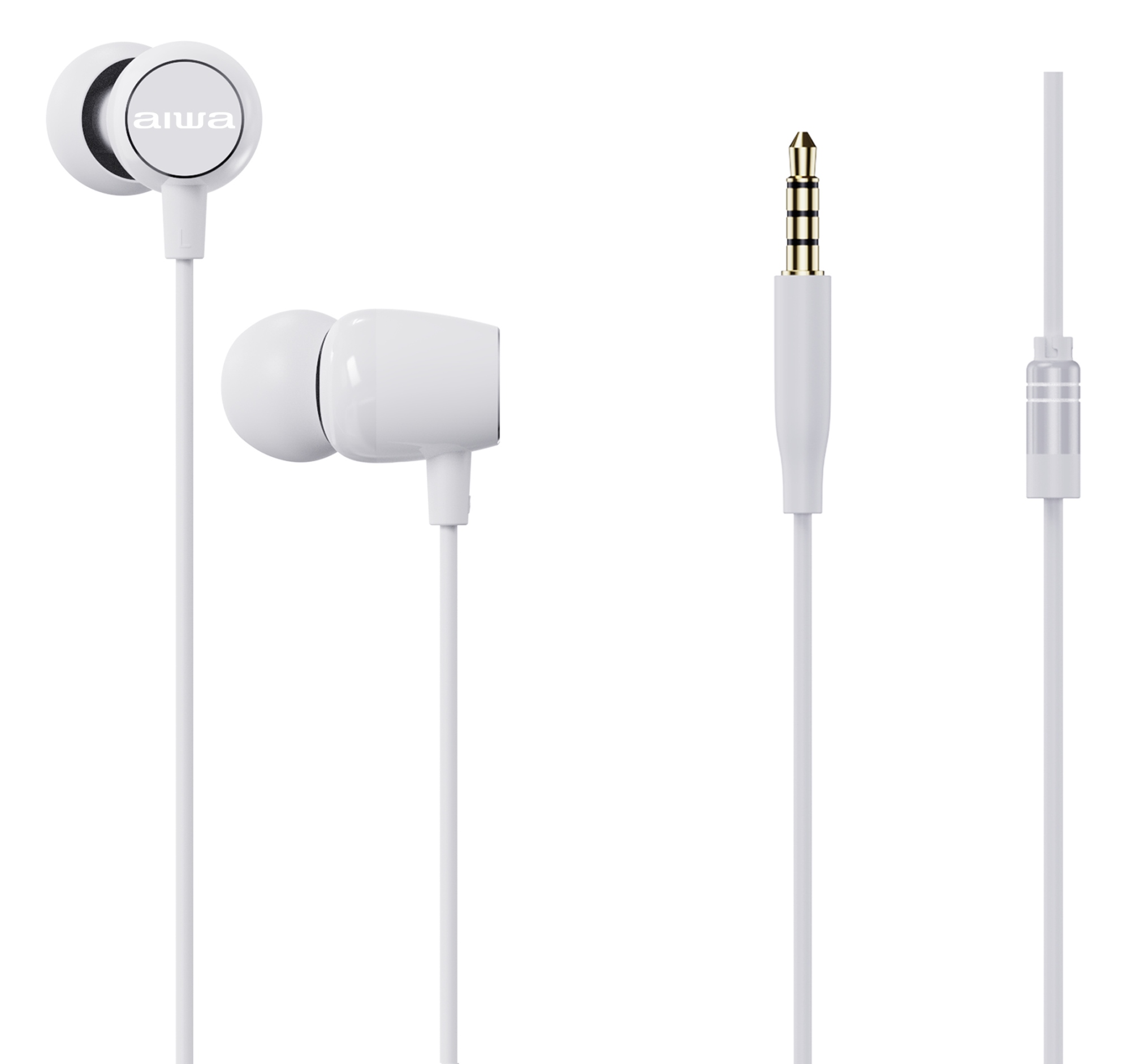 ESTM-20WT auricular y casco Auriculares Alámbrico Dentro de oído Llamadas/Música/Deporte/Uso diario Blanco