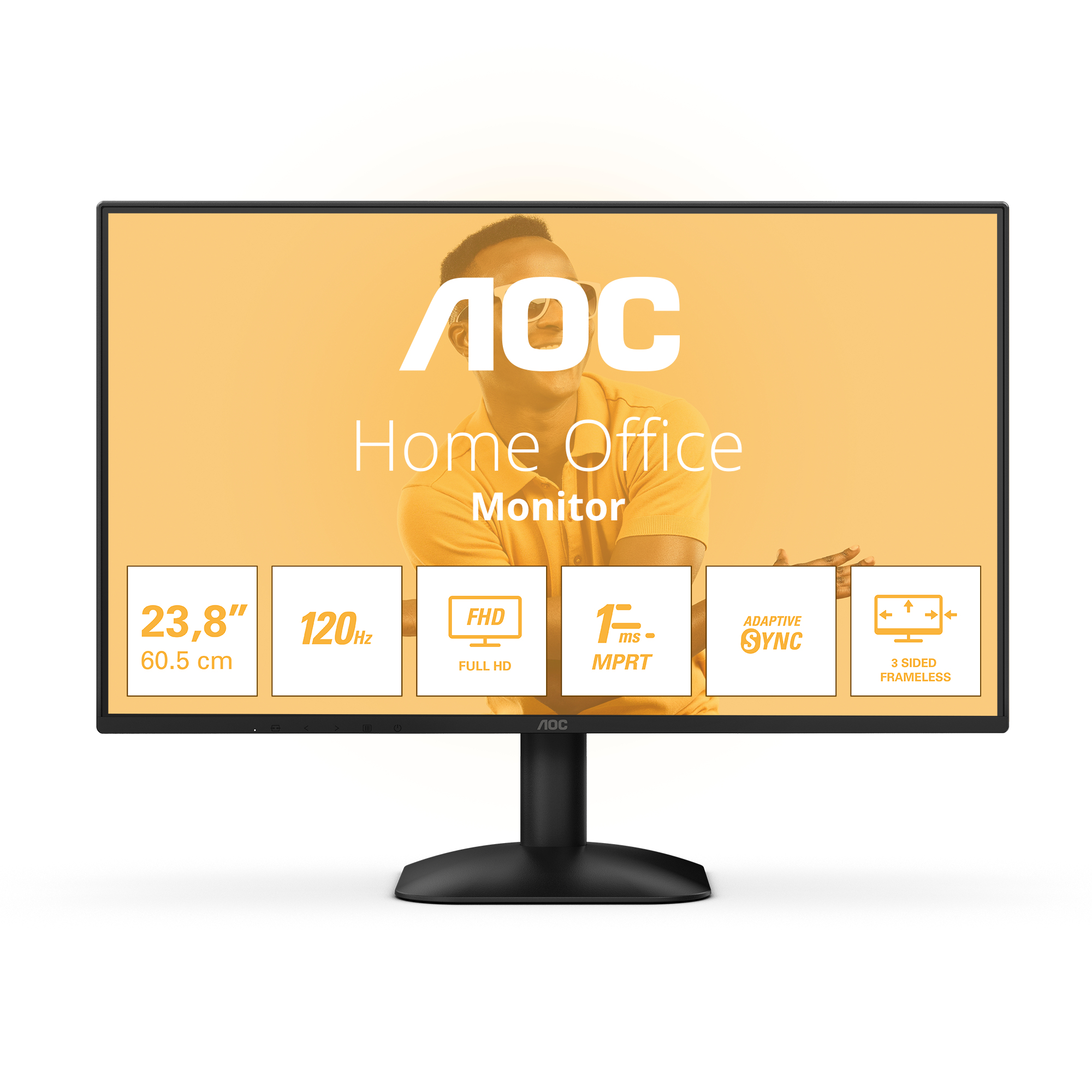 24B31H pantalla para PC 60,5 cm (23.8") 1920 x 1080 Pixeles Full HD Negro
