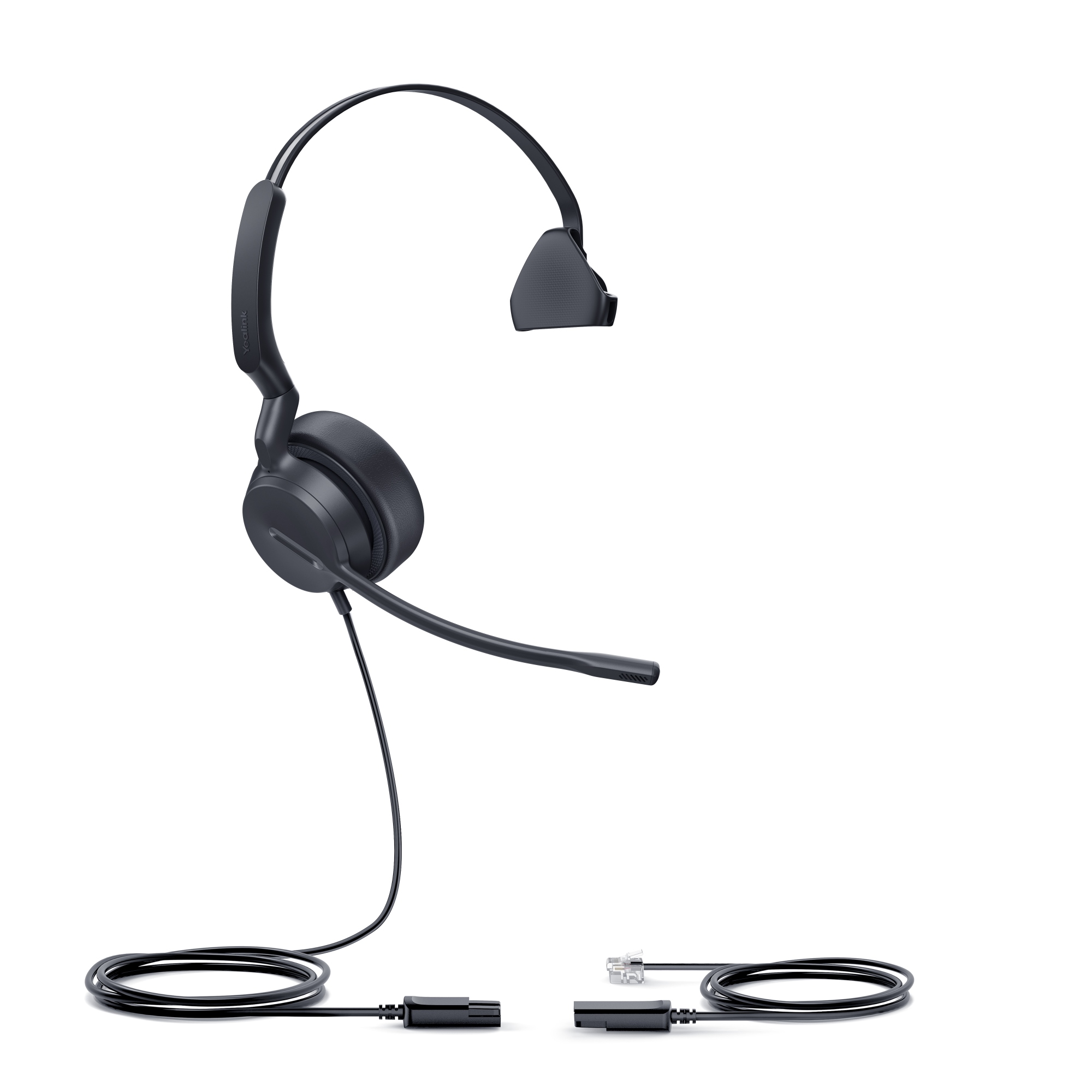 YHS36 E2 Mono Headset Auriculares Alámbrico Diadema Oficina/Centro de llamadas Negro