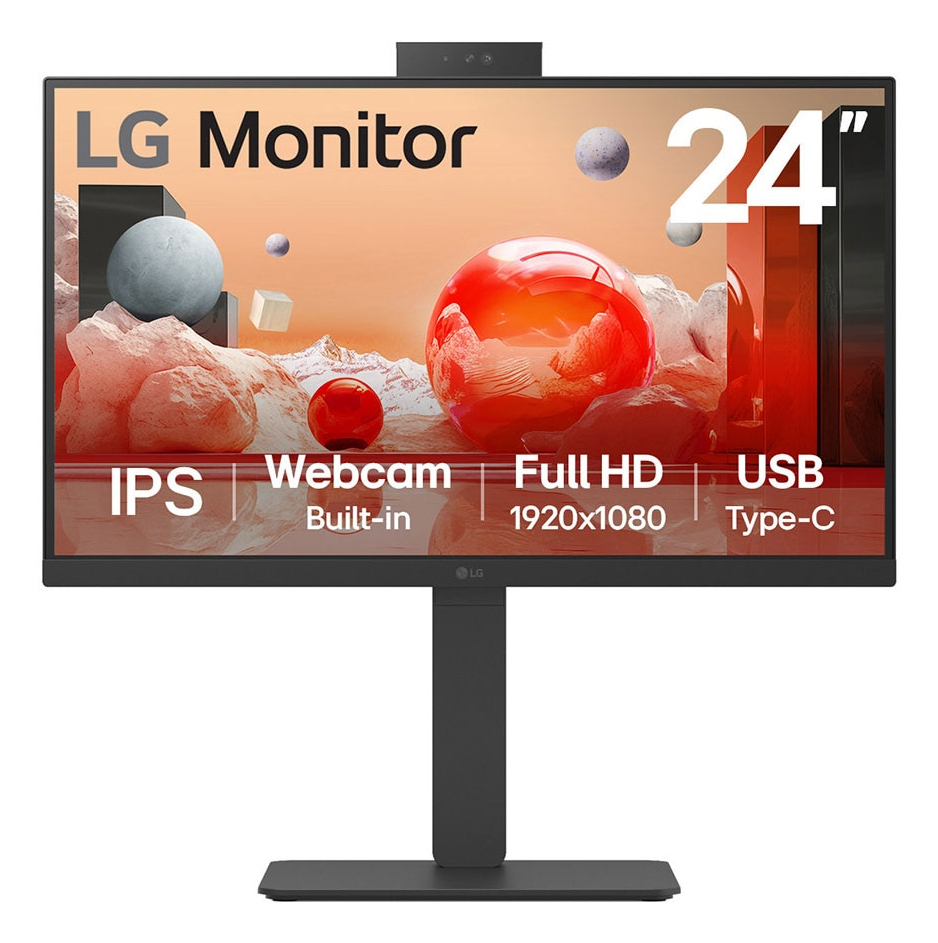 24BA850-B pantalla para PC 60,5 cm (23.8") 1920 x 1080 Pixeles Full HD Negro