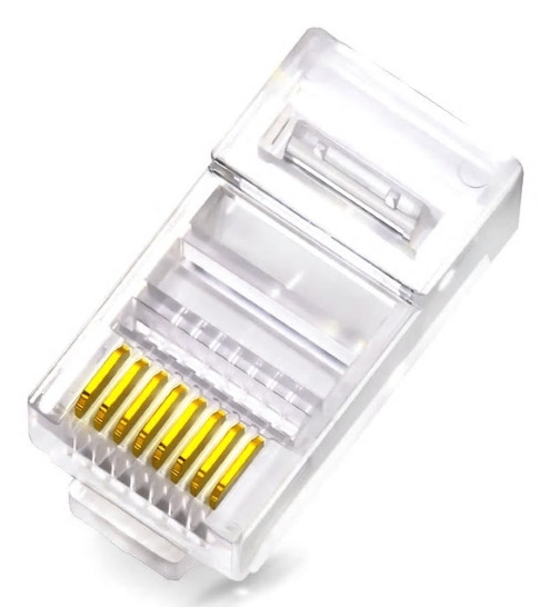 WPC-MDP-883-6UP-R50T conector RJ-45 Transparente