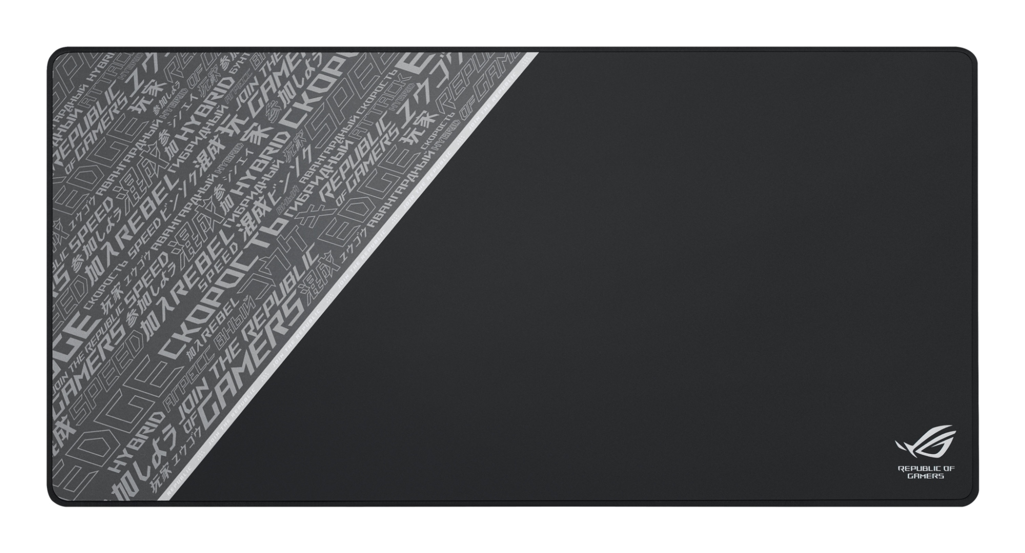 ROG Sheath BLK LTD Alfombrilla de ratón para juegos Negro, Gris, Blanco