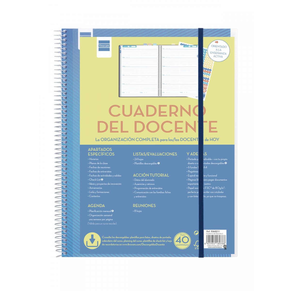 5340200 agenda personal Agenda para profesor 2024