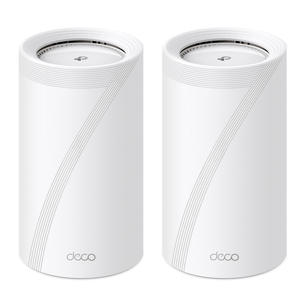Deco BE85 (2-Pack) Tribanda (2.4 GHz / 5 GHz / 6 GHz) Wi-Fi 7 (802.11be) Blanco 4 Interno
