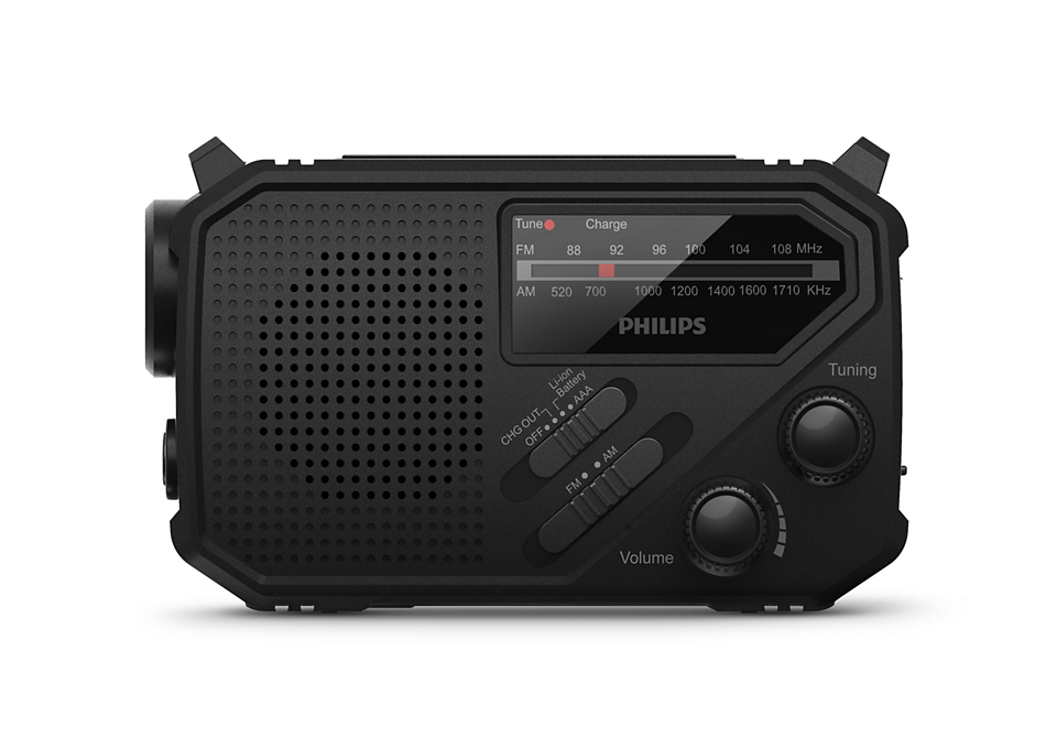 TAR1609/00 radio Portátil Analógico y digital Negro