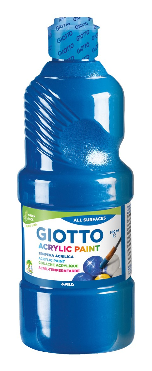 000533715 pintura acrílica 500 ml Cian Botella