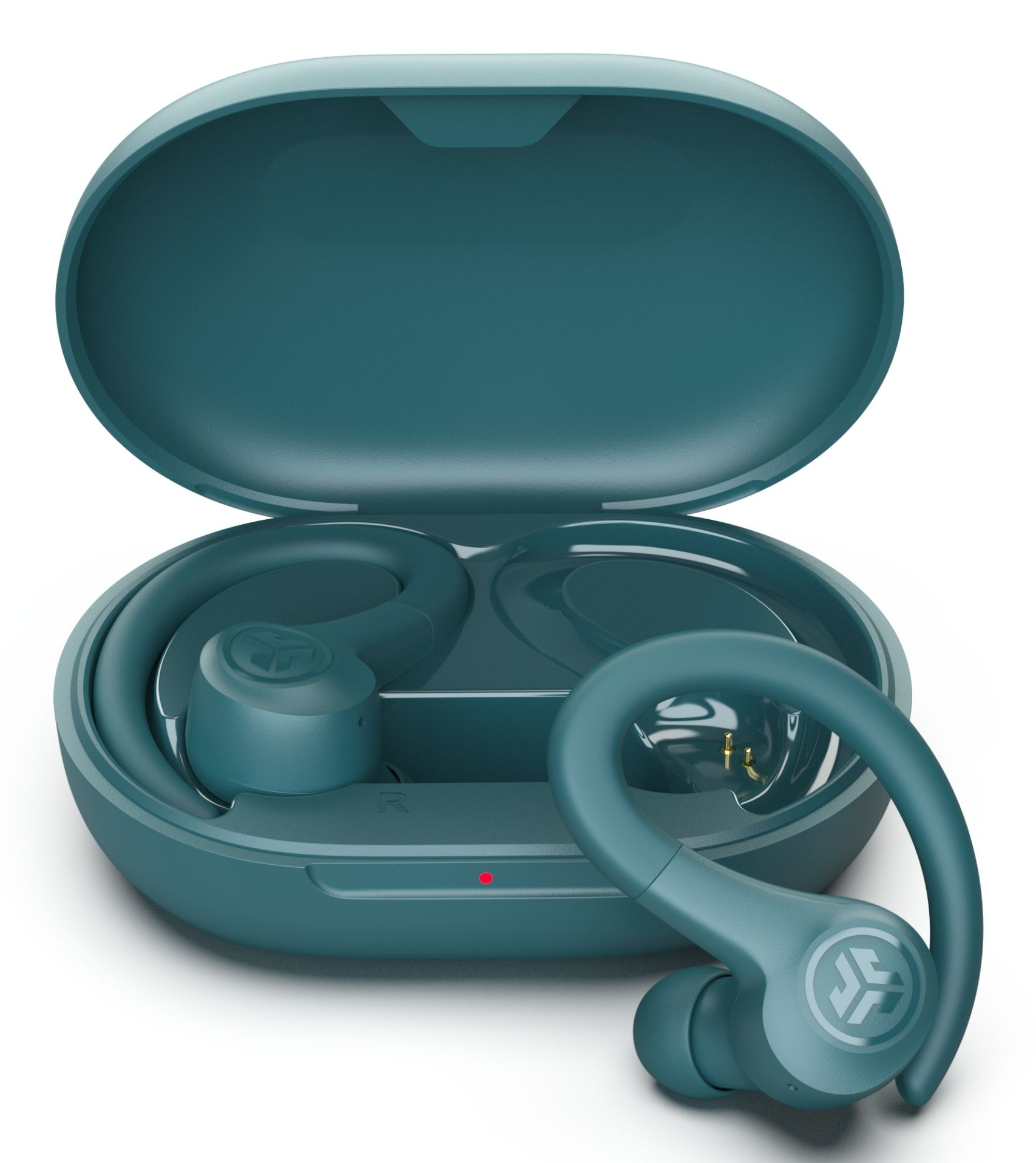 Go Air Sport Auriculares True Wireless Stereo (TWS) gancho de oreja Deportes Bluetooth Verde azulado