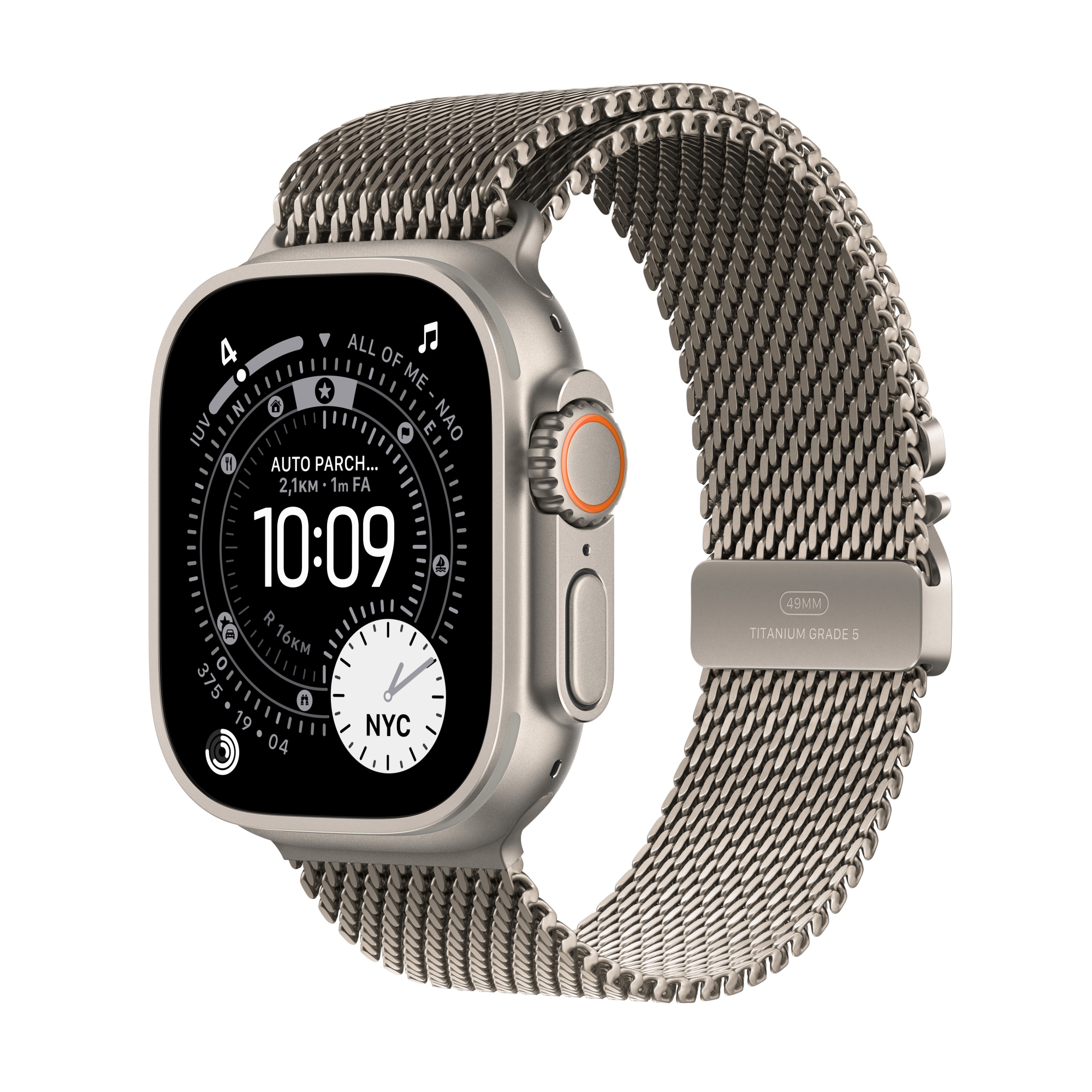 Watch Ultra 3 OLED 49 mm Digital 422 x 514 Pixeles Pantalla táctil 5G Titanio Wifi GPS (satélite)