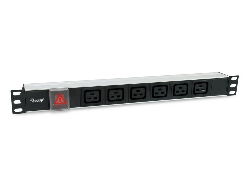 333319 unidad de distribución de energía (PDU) 6 salidas AC 1U Negro