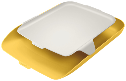 52590019 bandeja de escritorio/organizador Polipropileno (PP) Amarillo