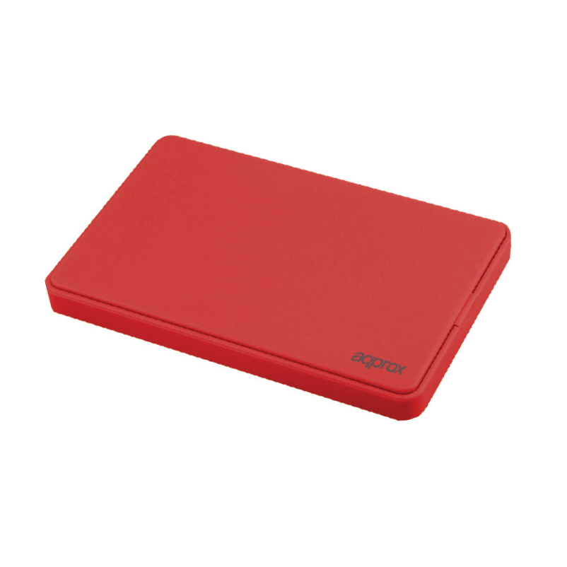 APPHDD200R caja para disco duro externo 2.5" Caja de disco duro (HDD) Rojo
