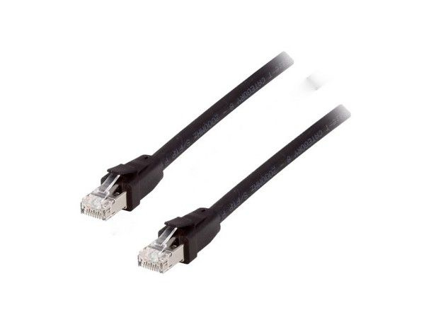608050 cable de red Negro 1 m Cat8.1 S/FTP (S-STP)