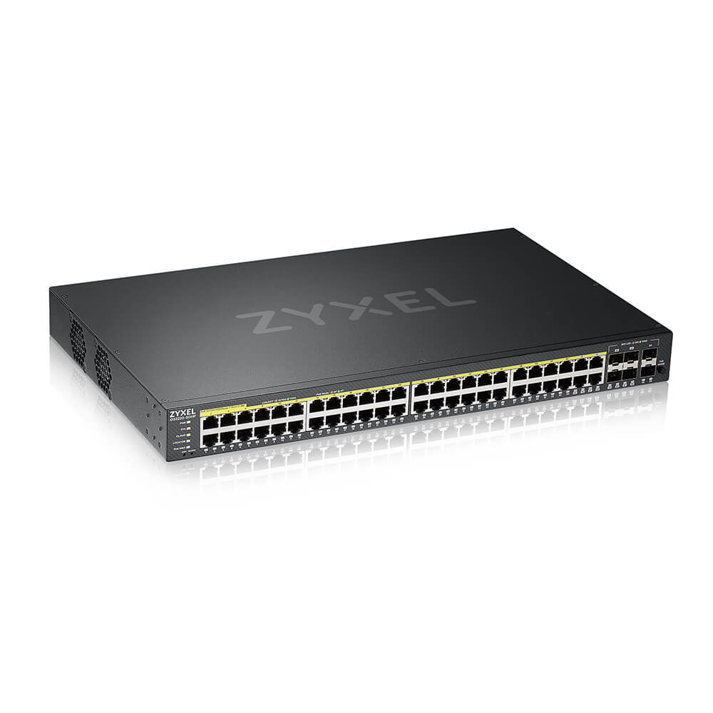 GS2220-50HP-EU0101F switch Gestionado L2 Gigabit Ethernet (10/100/1000) Energía sobre Ethernet (PoE) Negro