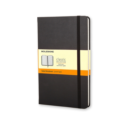Notizbuch Classic A5 Schwarz cuaderno y block Negro