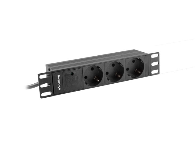 PDU-03F-0200-IEC-BK unidad de distribución de energía (PDU) 1U