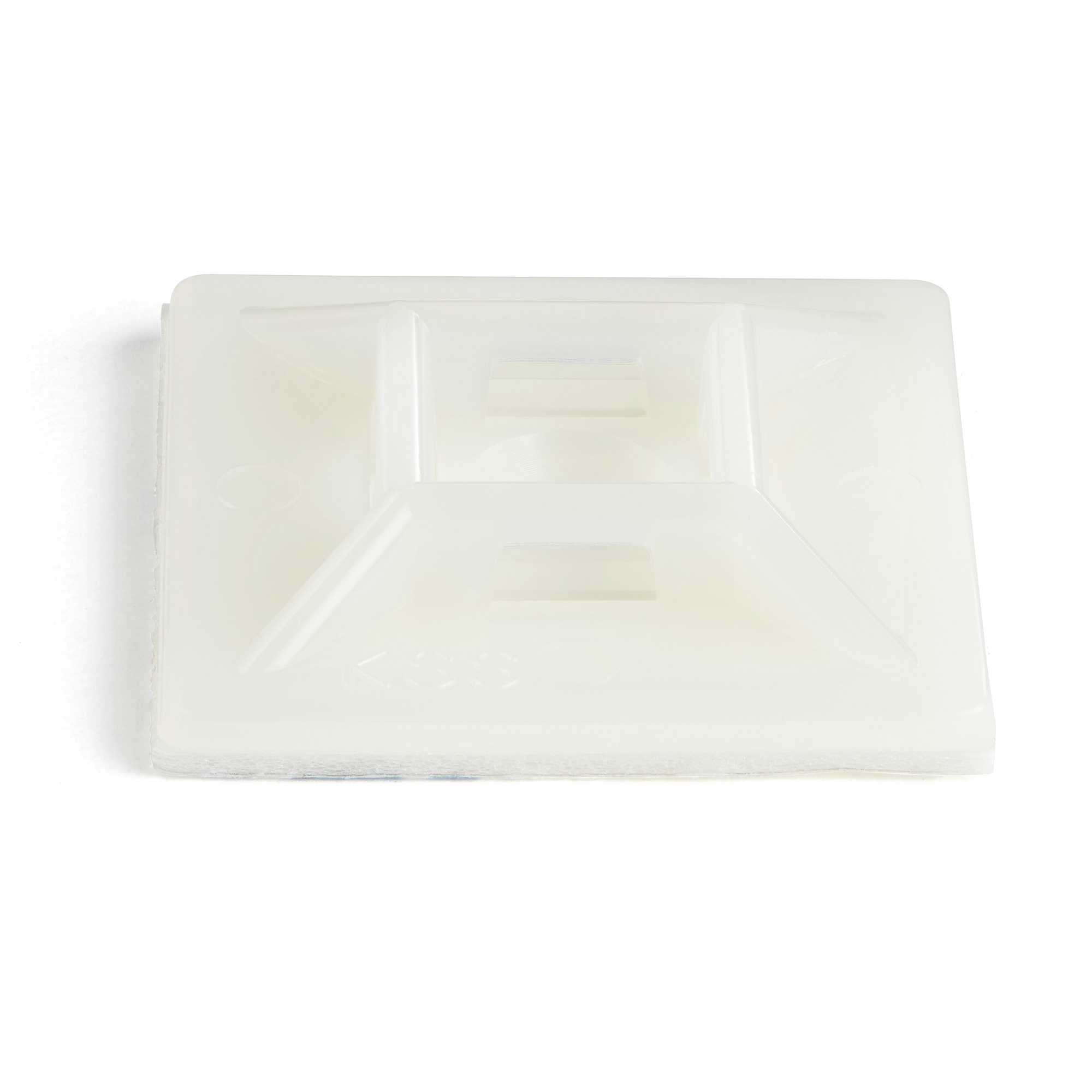 Paquete de 100 Soportes con Cinta Adhesiva para Bridas de Cableado de 5,5mm de Ancho - Soportes para Cableado Eléctrico o de Red con Clasificación de Fuego 94V-2 y UL - TAA