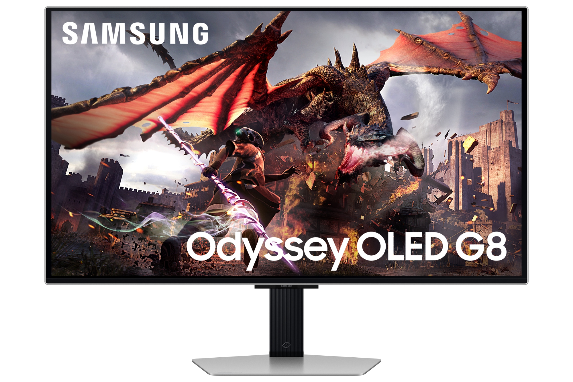 G80SD pantalla para PC 81,3 cm (32") 3840 x 2160 Pixeles 4K Ultra HD OLED Plata