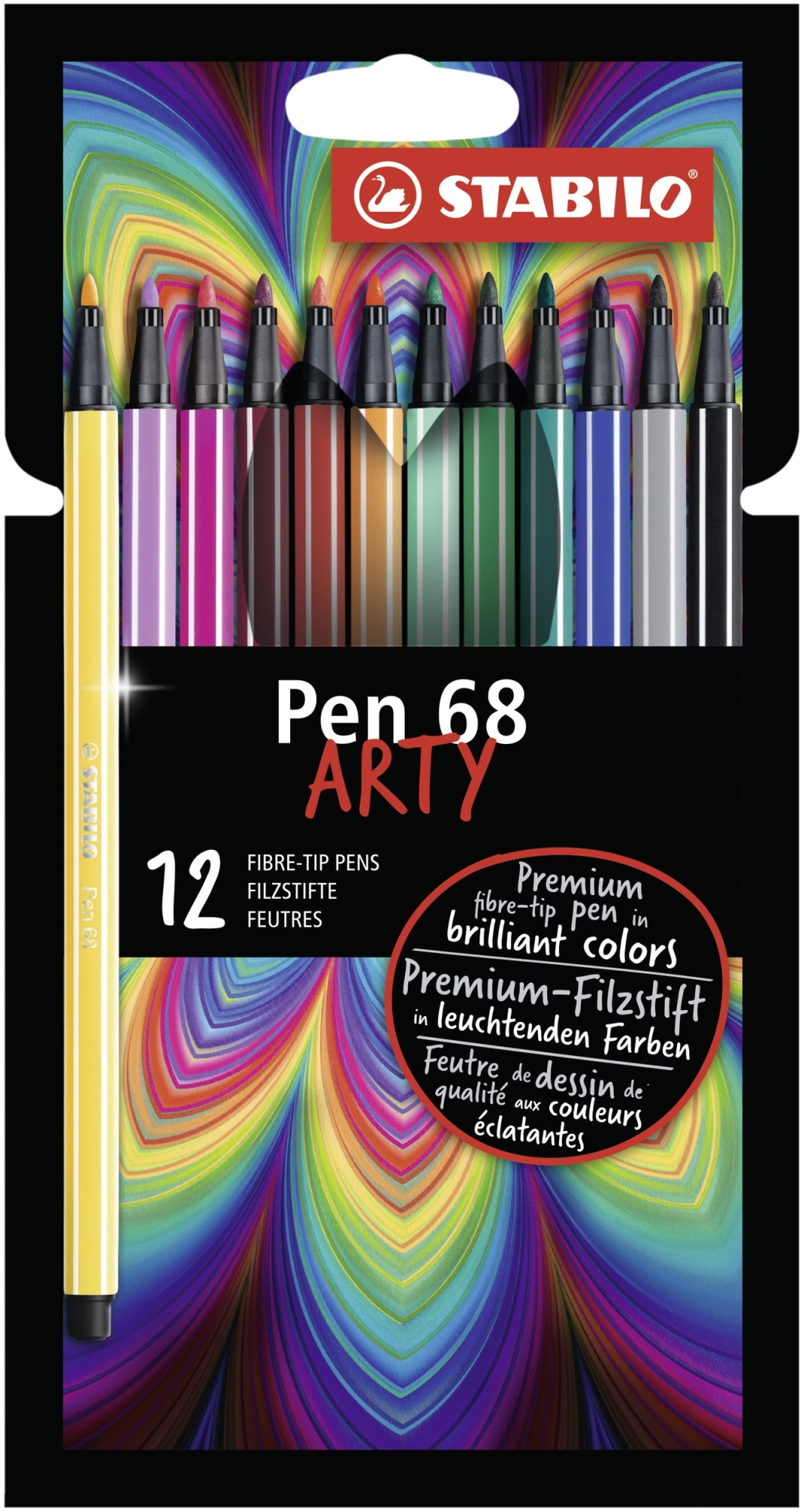Pen 68 ARTY rotulador Multicolor 12 pieza(s) 6812-1-20 - Pack de 6 unidades