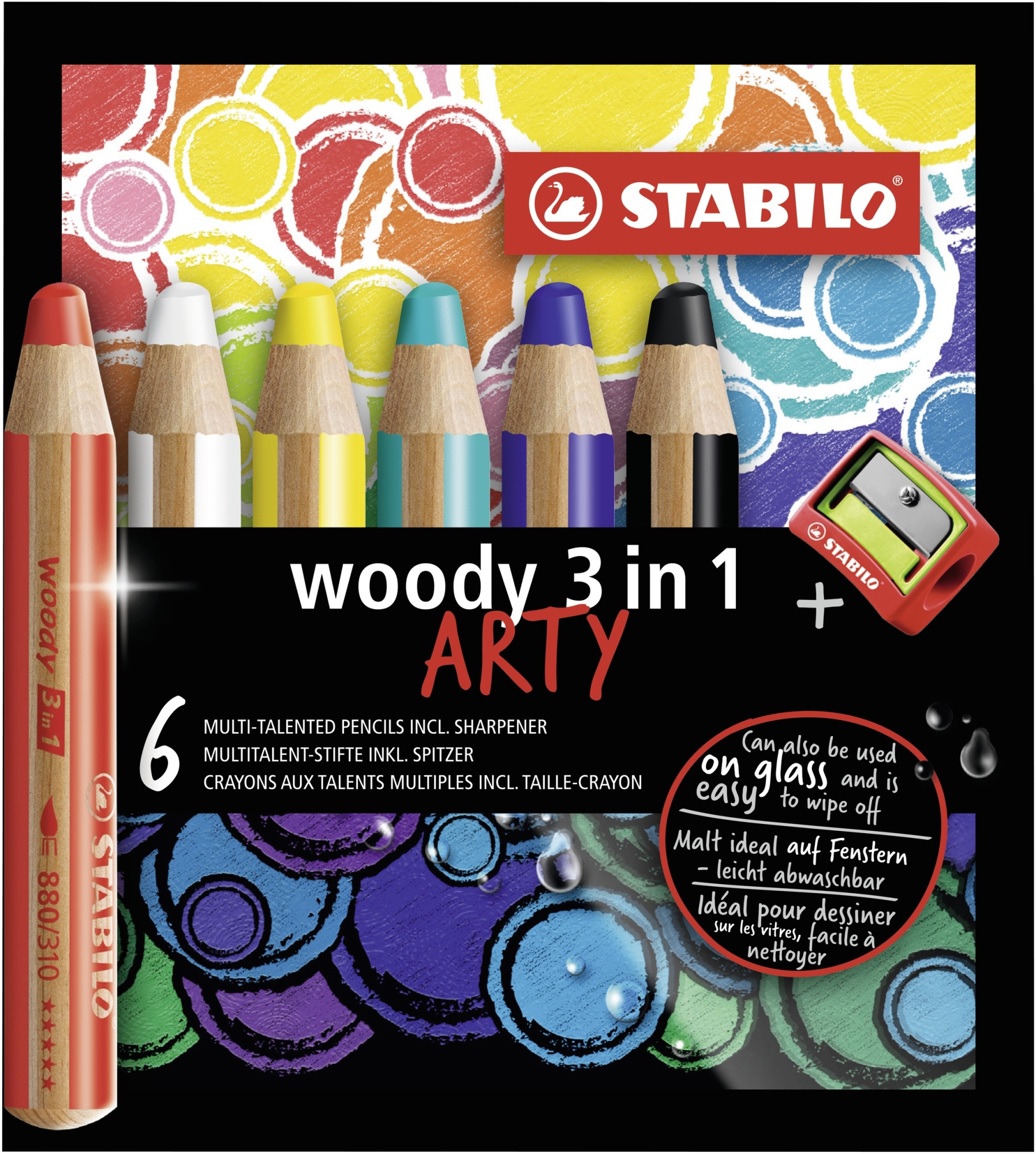 woody 3 in 1 ARTY Multicolor 6 pieza(s)